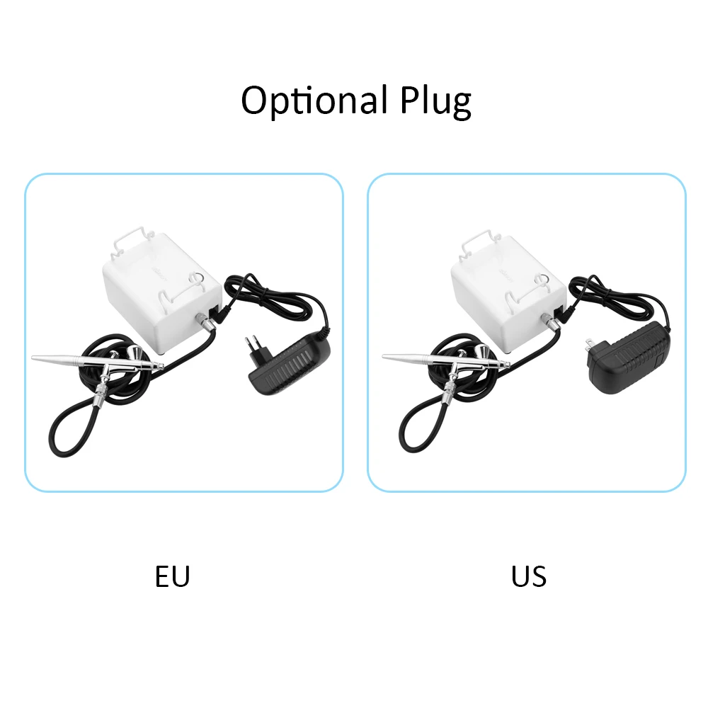 KKmoon Аэрограф набор небольшой спрей дозатор набор воздушных компрессоров для искусства Татуировка-картина ремесло торт Спрей модель