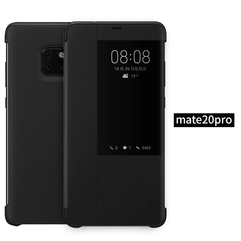 Чехол с окошком для huawei mate 20 Pro mate 20 X 20X 20pro, чехол, кожаный смарт-чехол s, мобильные аксессуары для телефона чехол Etui