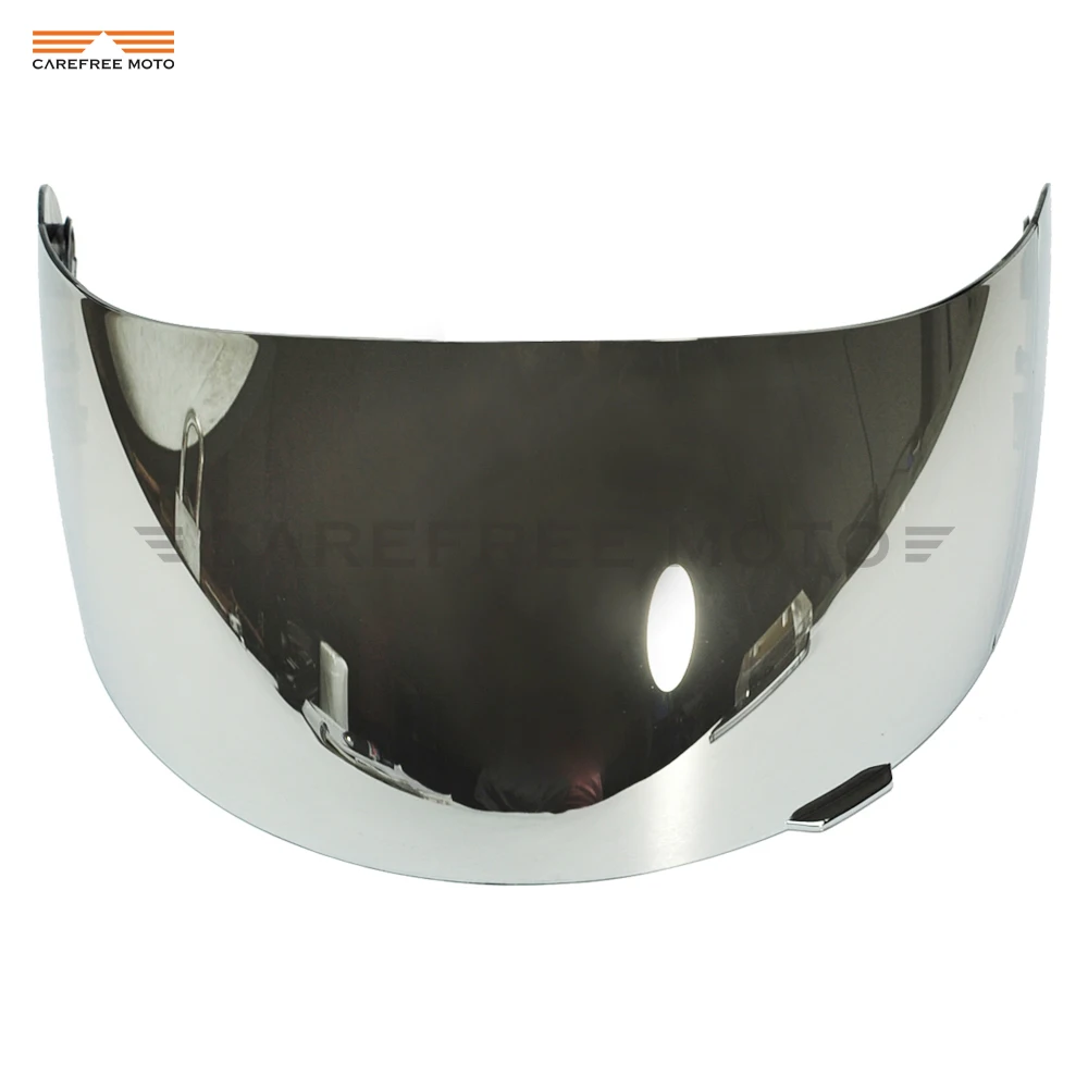 Chrome Motorcycle Helmet Visor Lens Full Face Shield Case for SHOEI CW1