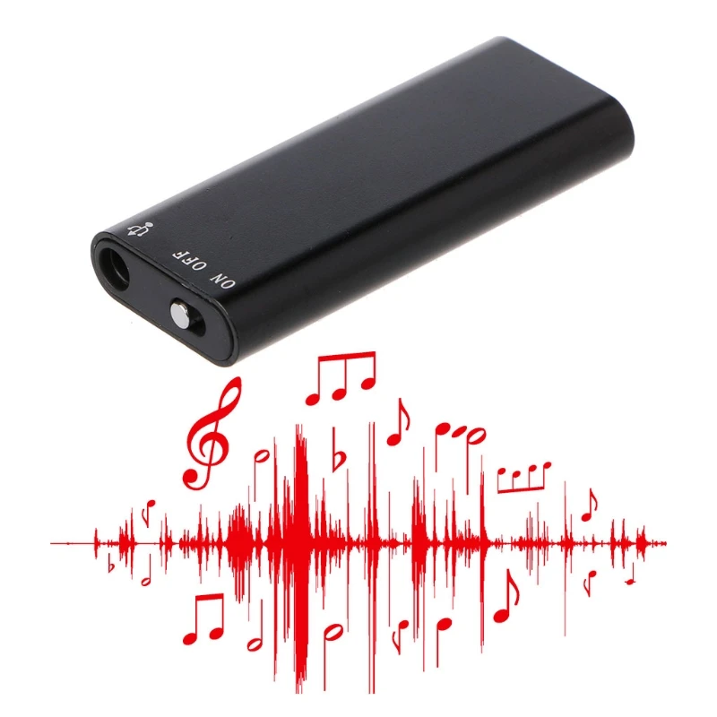 OOTDTY 3 в 1 8 ГБ Мини цифровой Аудио Диктофон MP3 музыкальный плеер USB 5 мм стерео флэш