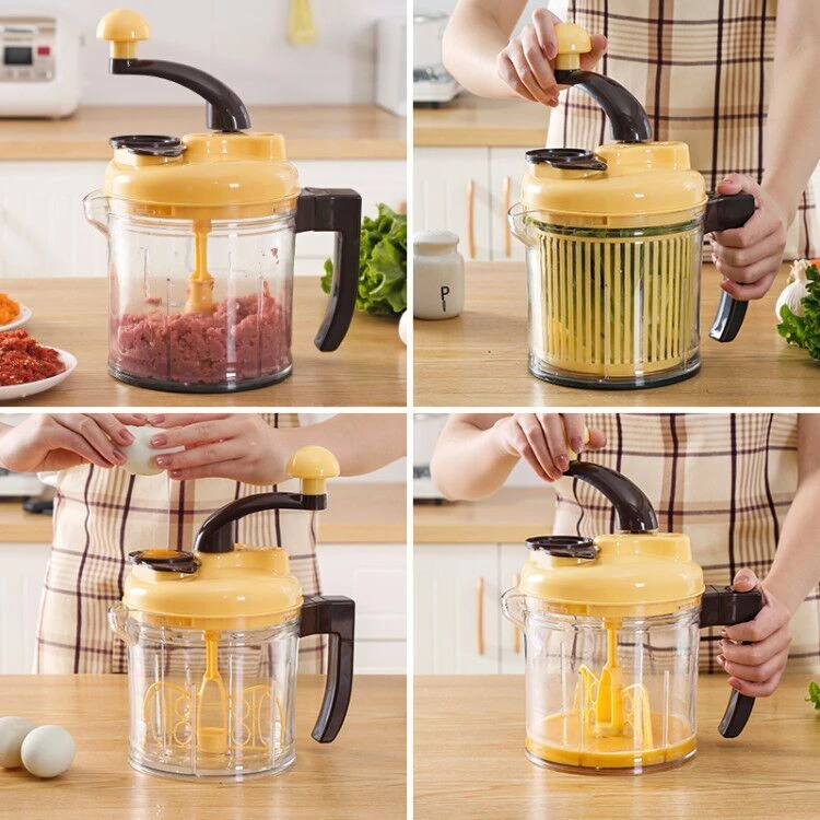 Download Multi function Kitchen Manual Food Processor Household Meat Grinder Vegetable Chopper Quick ...