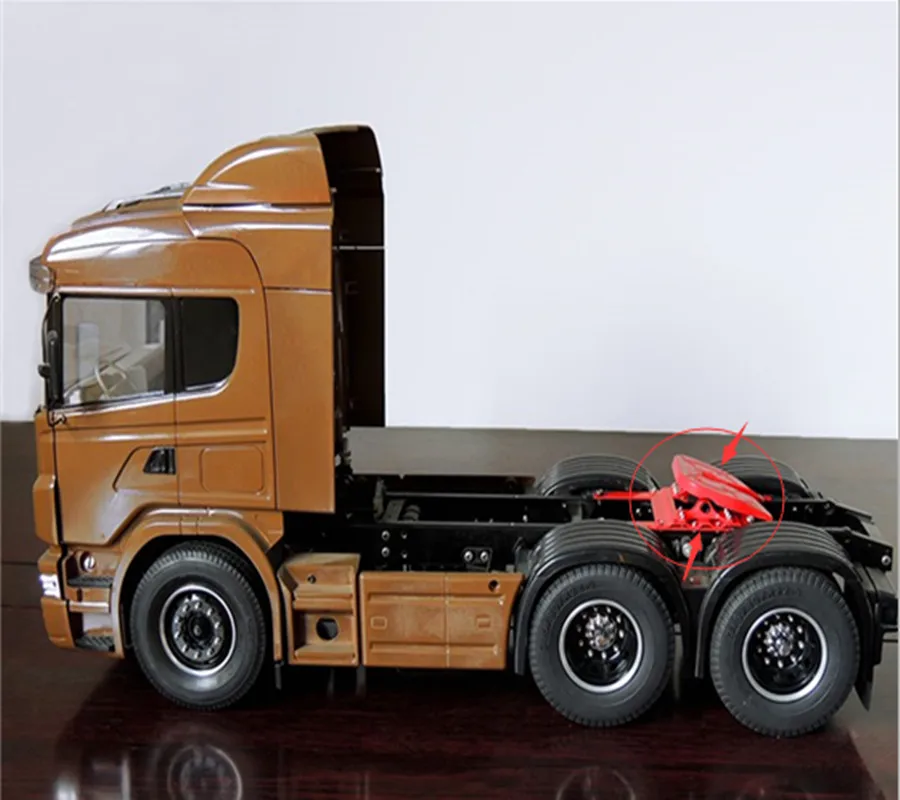 

Tamiya truck upgrade parts metal frame simulate disc for 1/14 rc tamiya actros truck remote control car tractor trailer toys