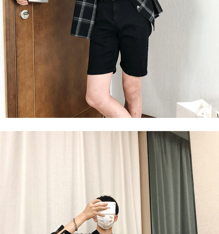 Модные Повседневное молодежи карман плед хлопок Для мужчин свободные Camisa 2018 осень Гонконг Стиль решетки с длинным рукавом мужская рубашка
