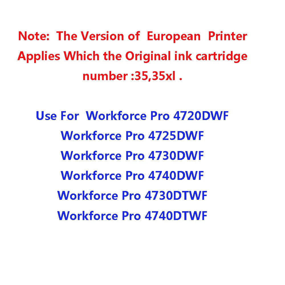 Картридж чернильный совместимый для epson 35XL T3591 4 цвета|Чернильные картриджи| |