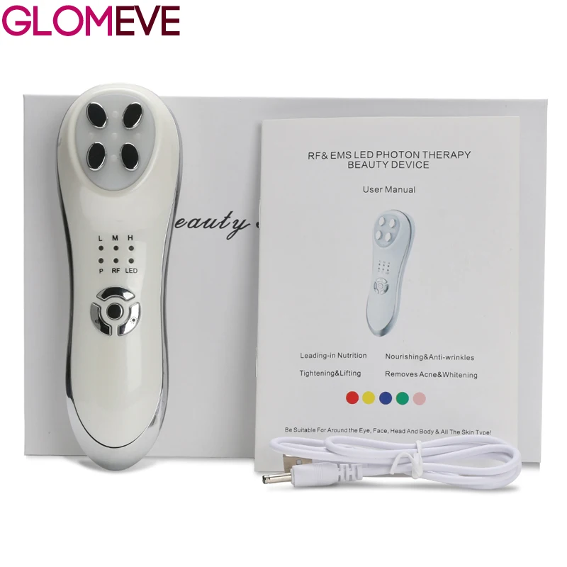 

EMS Radio Frequency Lifting Machine LED Photon Electroporation Mesotherapie RF Facial Tighting Skin Body Rejuvenation Massager