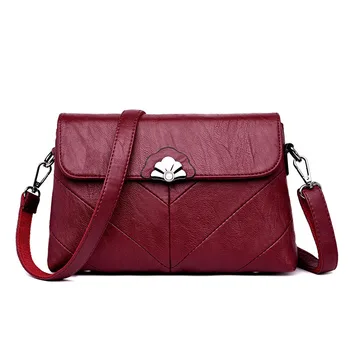 

Women's Genuine Leather Handbags Luxury Women Shoulder Bags Designer High Quality Crossbody Bags for Women 2019 Clutch Purse