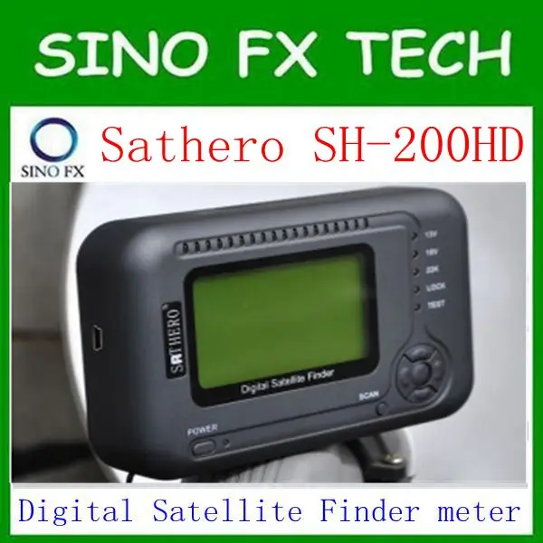 Бесплатная доставка sathero sh 200hd USB2.0 DVB-S/S2 HD Анализатор спектра Цифровой спутниковый