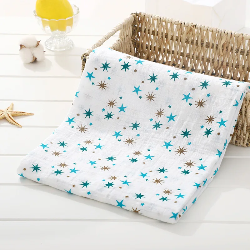Муслин хлопок детские пеленки мягкие одеяла для новорожденных Ванна Марля младенческой спальные принадлежности чехол для коляски игровой коврик Windeln