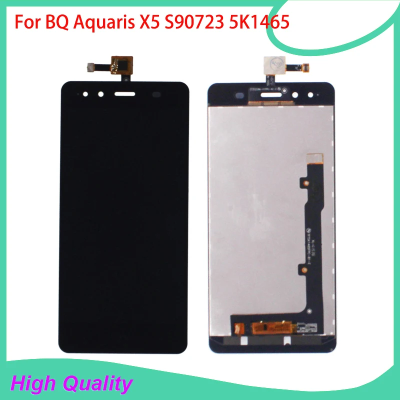 For BQ Aquaris X5 FPC S90723 5K1465 Lcd Display Touch Screen Digitizer Assembly 100 Guarantee Mobile