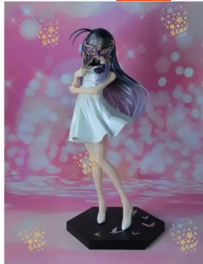 Японская оригинальная аниме фигурка Accel World Kuroyuki маска hime белое платье ver экшн