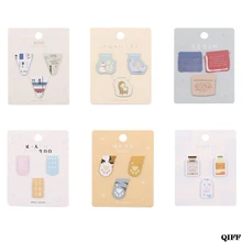 Прямая поставка и магнитная закладка милая серия животных креативная мини-папка для книг Подарочная папка для книг 4 июня