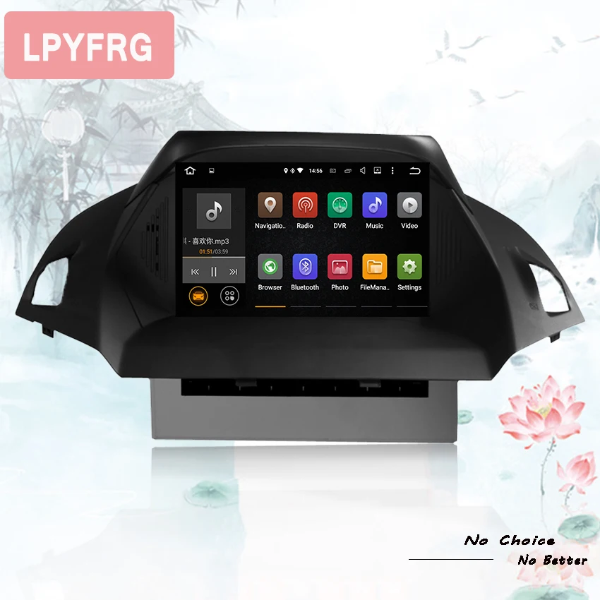 Perfect Octa Core 1024*600 Android 9.0 CAR DVD player FOR FORD KUGA 2013-2018 Auto audio stereo Multimedia GPS navigation Video System 4