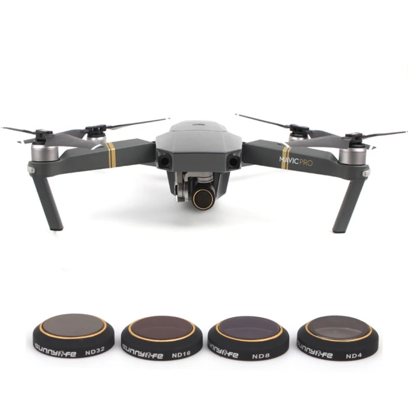 PULUZ For DJI Mavic Pro Lens Filter 4 in 1 HD font b Drone b font
