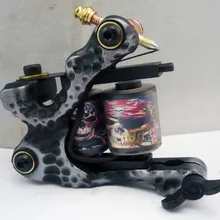 10 шт/лот профессиональная Литая железная для татуировок машина 10 Обертывания Катушки из нержавеющей стали татуировки тела искусства Ружья Катушки машины LPC-ITM-7012-13M