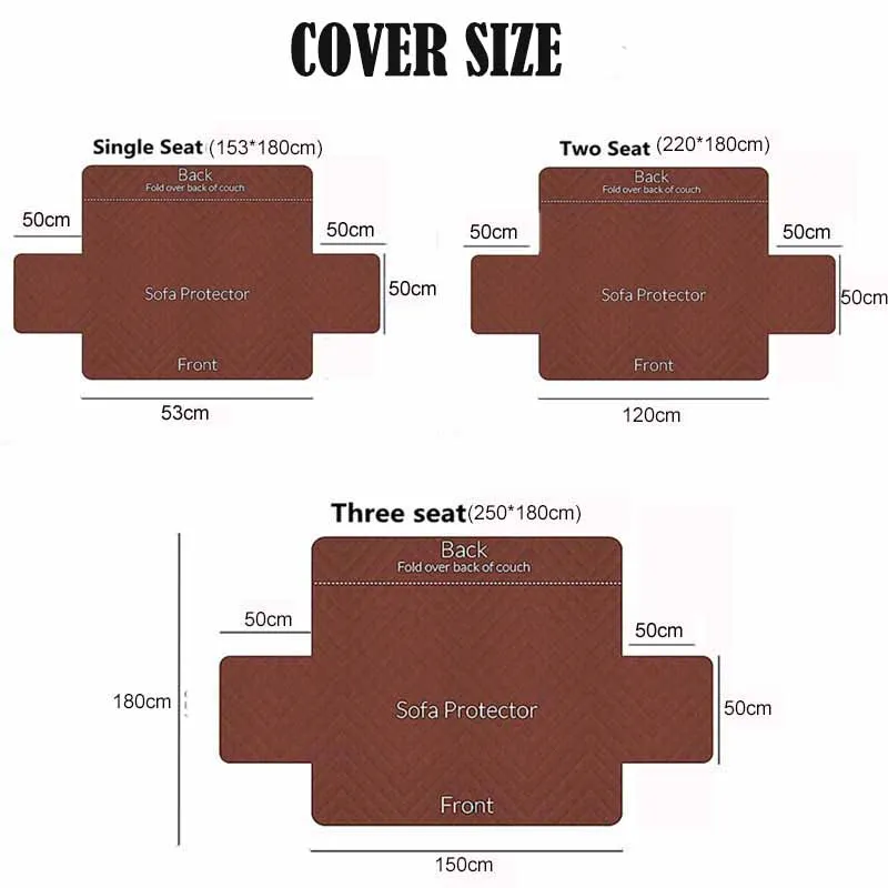 Водонепроницаемый Стеганный диван Чехлы для собак домашних животных Дети Противоскользящий диван кресло-кровать Чехлы кресло, мебель протектор