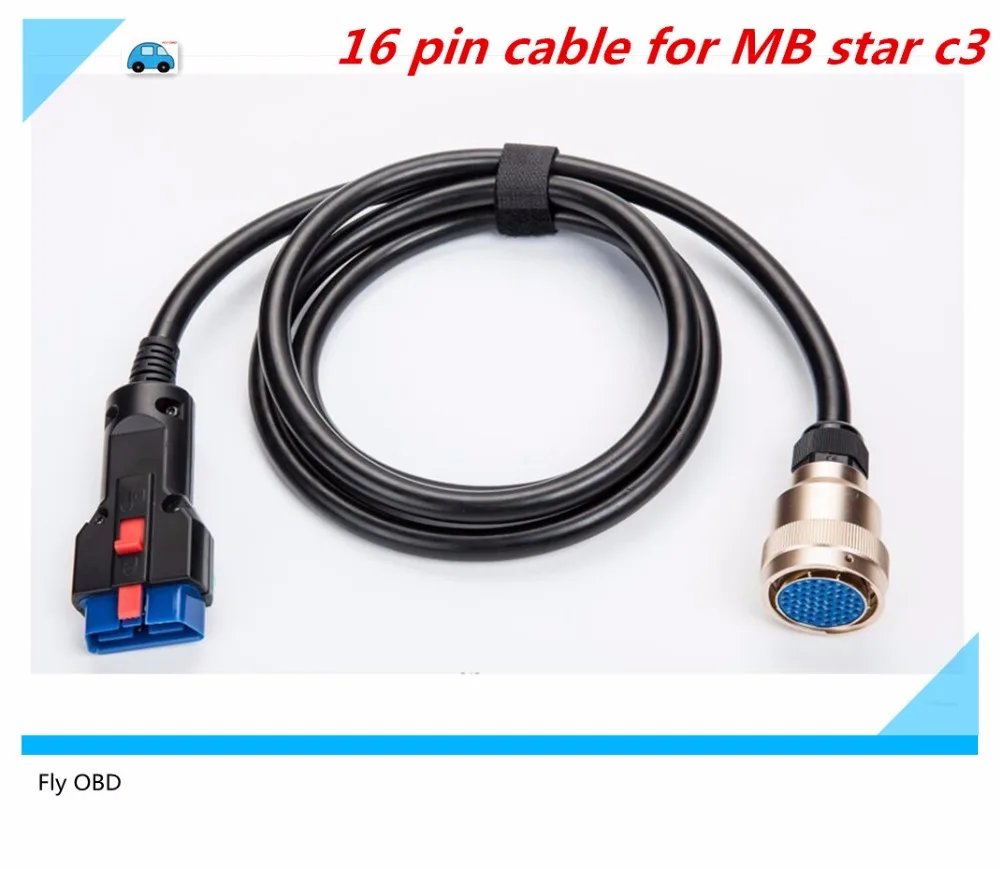 Top OBD2 16PIN Car connecting cable for MB star C3 obd2 Scanner obd 2 16 PIN Cable For Mercedes car Diagnostic tool connector-4_