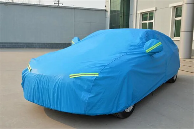 Универсальный седан хэтчбек SUV чехол для кузова автомобиля снег лед пыль Дождь Защита от солнца УФ крышка открытый Крытый протектор с замком
