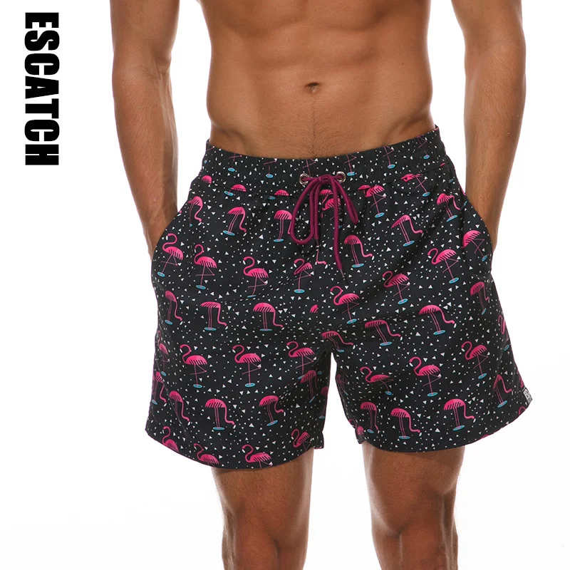mens flamingo swim shorts