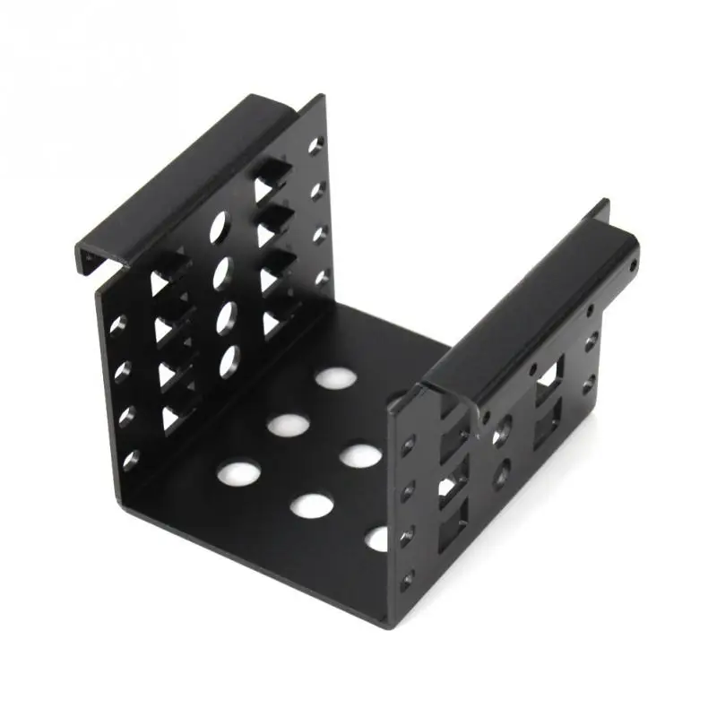 

Aluminum 4 Bay 2.5 in SATA HDD SSD to 3.5 in Bracket Adapter, 2.5 in to Floppy Hard Drive Disk Mounting Converter Kit
