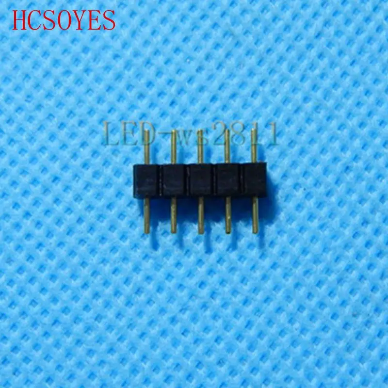 1000 шт. 4pin/5pin штекер Адаптер RGB led разъем для SMD 5050 3528 Светодиодная лента|rgb connector|led