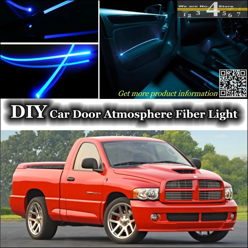 Для Dodge Ram SRT-10 внутренний окружающий свет тюнинг атмосферное волокно-оптическое