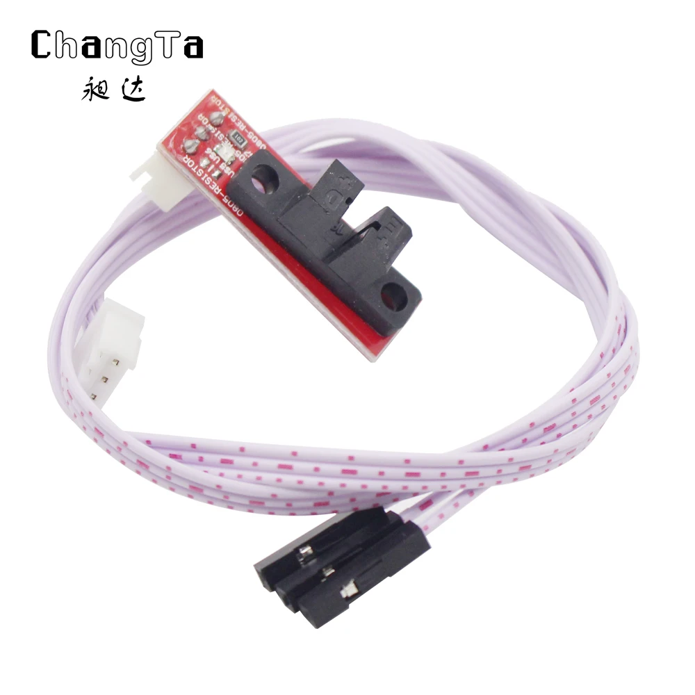 

CHANGTA 3D printer parts Optical Endstop Light Control Limit Optical Switch for 3D Printers RAMPS 1.4 with cable free shipping