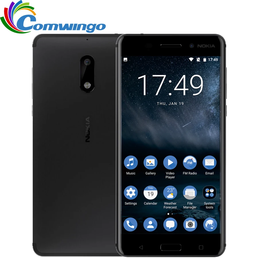 2017 Nokia 6 Model ROM 32G RAM 4G Android 7 0 Octa Core Dual Sim 5