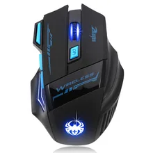 ZELOTES 2018 New Adjustable 2400DPI Optical Wireless font b Mouse b font Gamer font b Mice