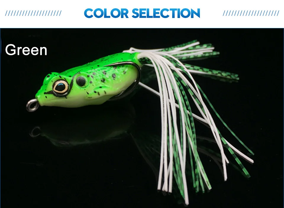 GLUREE-1Pcs-5.5g-4cm-Frog-Fishing-Lures-Topwater-Ray-Frog-Artificial-Bait-Crank-Soft-Bait-Fishing-Tackle-Two-Hooks-3-Color_04