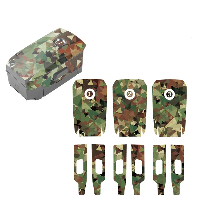 Drone Body Skin 3M Stickers Decals Battery Remote control Sticker for DJI mavic 2 pro zoom drone Accessories 1 (62)