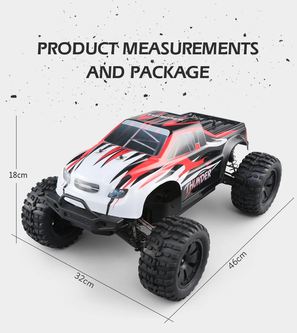 JJRC Q48 1/10 2,4 ГГц бесщеточный грузовик большая ножка внедорожный альпинистский автомобиль 70 км/ч 15 минут время гонок водонепроницаемый монстр грузовик