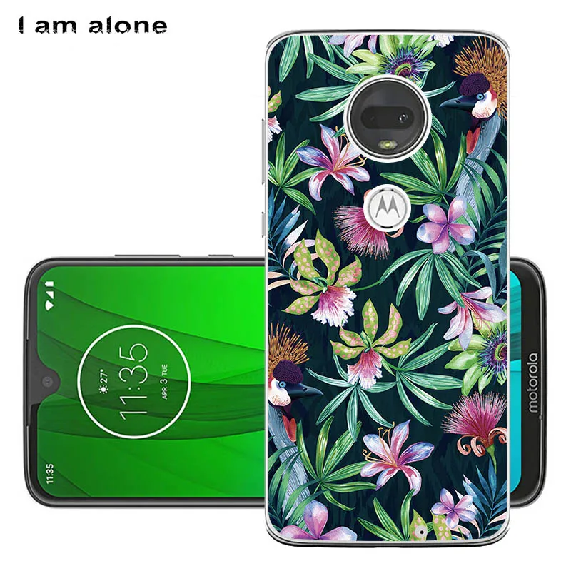 Чехлы для телефонов I am alone для Motorola Moto G7 G7 Play G7 power Solf из ТПУ, модные милые Чехлы для Moto G7 - Цвет: Solf TPU HH24