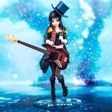 Аниме K-ON! Akiyama Mio 5th Guitar Ver ПВХ фигурка Коллекционная модель игрушки куклы 22 см