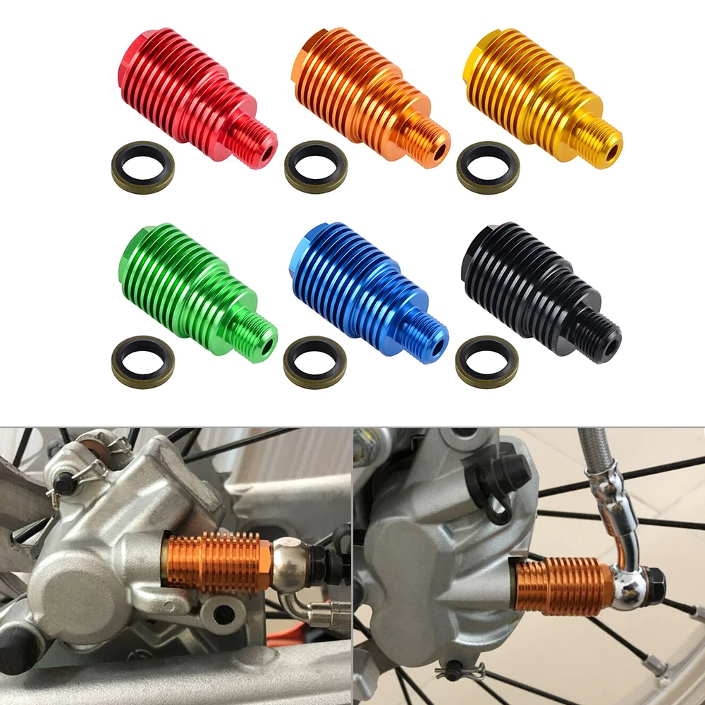 

M10 CNC Rear Brake Caliper Cooler Screw Bolt 1.25 1.0 Thread For KTM Honda Kawasaki Suzuki Yamaha Aprilia Triumph