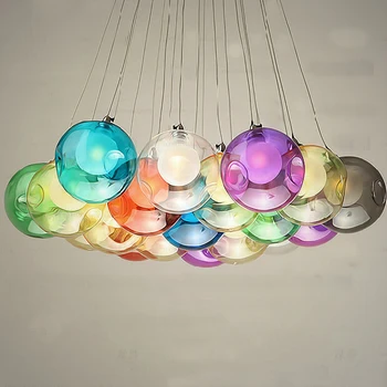 

colorful glass pendant light creative design pendant lamp for living room bar decor
