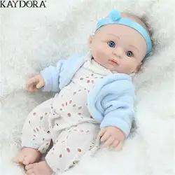 KAYDORA 8 дюймов Reborn куклы младенцев Полный Силиконовые винил для дня рождения девушка украшения 20 см игрушечные лошадки Edcational детски