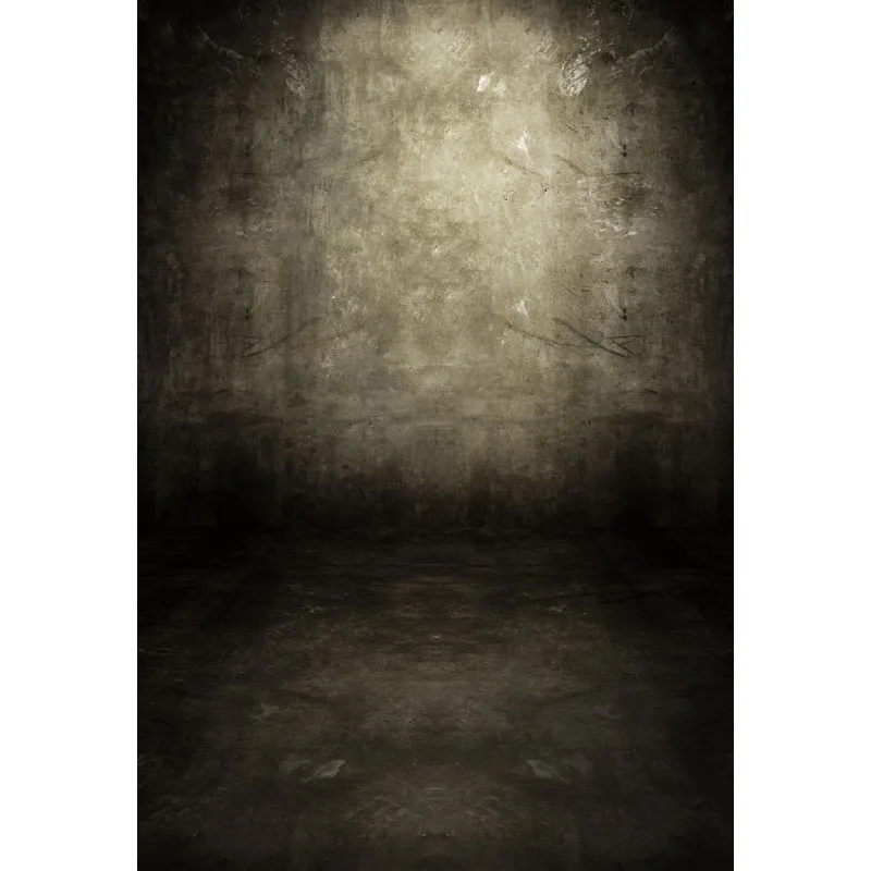 Seamless Vinyl Photography Backdrop Dark Black Solid Color Computer Printed Children Background