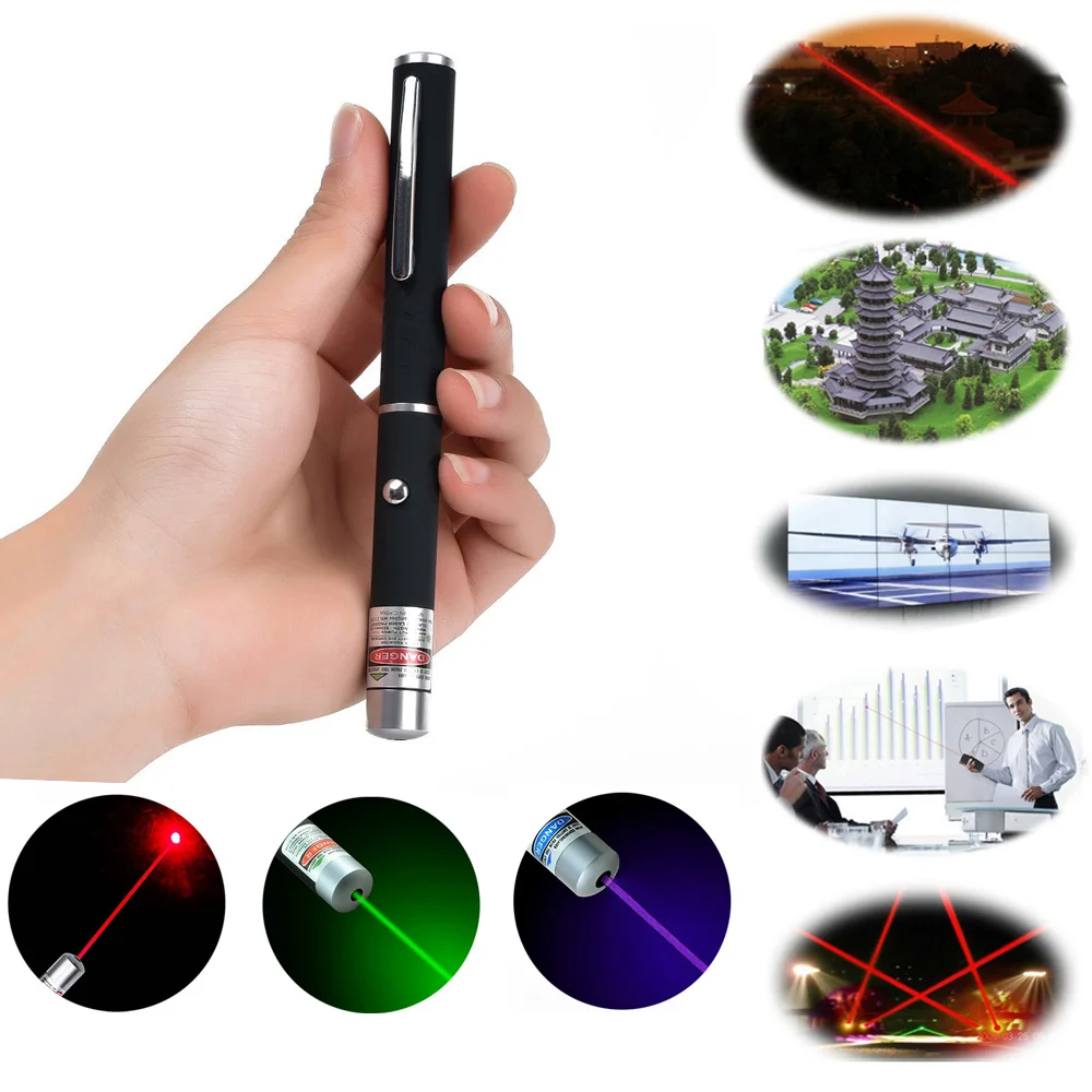 

Laser Pointer Pen Laser Light High Powered Beam 5mw 532nm Pet Toy Military Powerful Red Green Blue Super Bright