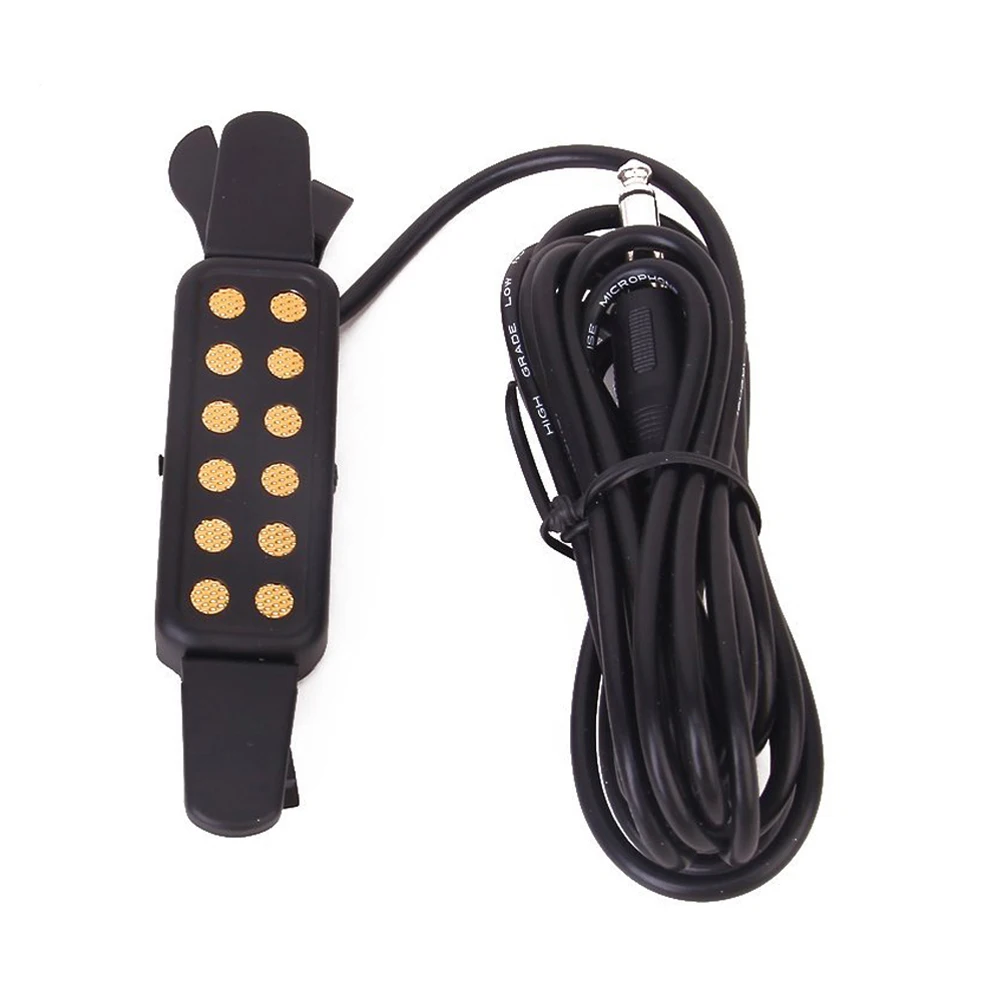 1oc Guitar Pickup Professional Portable High Output Acoustic Sound Amplifier Accessory Transducer for Player | Спорт и развлечения