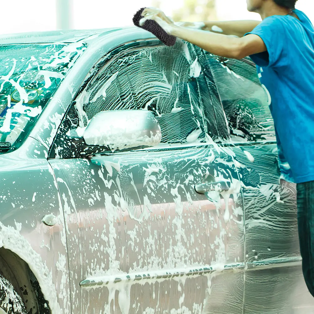 Автомобильная губка для мытья и уборки, блок, автомобильная щетка, специальный инструмент, Абсорбирующая большая губка, блок, инструмент для мытья автомобиля, чистящая ткань