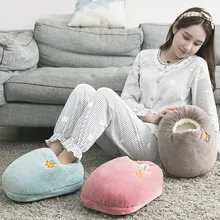 

2018 Real Direct Selling Electric Warming Warm Feet Shoes Foot Warmers Heating Fluffy Hand Office Pad