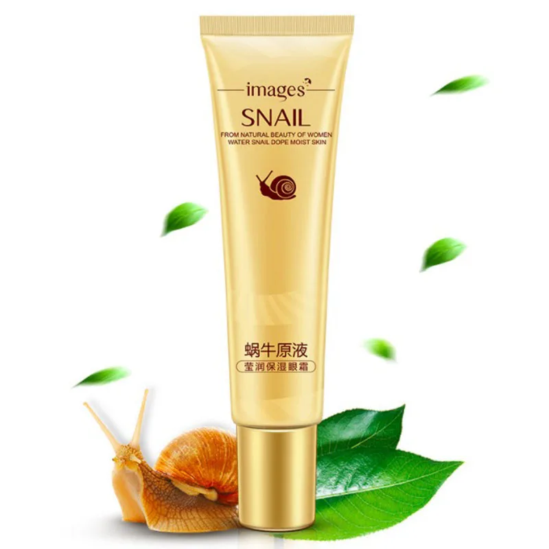 

New Snail Extract Eye Cream Anti-Aging Anti Puffiness Eye Care Essence Cream For Remover Dark Circle Whitening Firming Skin Care