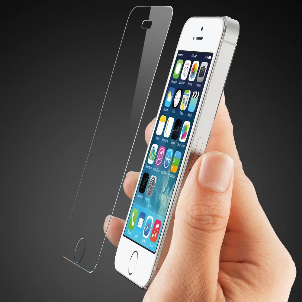 Baixin 2 шт./партия переднее+ заднее Премиум Закаленное стекло для iPhone SE 5S 5c 5 против царапин 2.5D Защитная пленка для экрана для iPhone5 s
