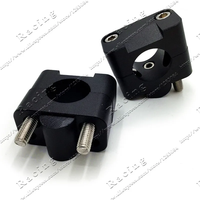 

Универсальные алюминиевые зажимы для руля, хомуты 28 мм для питбайка, велосипеда, внедорожника, квадроцикла, запчасти для мотоциклов