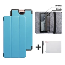 Para nueva acer iconia hablar s a1-734 7 “tablet ultra protector de pantalla case + bolso de la manga cubierta del soporte magnético + stylus