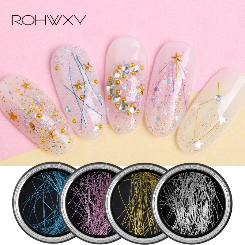 

ROHWXY Nail Art Decorations Nail Accessories All For Manicure 3D Charm Nail Sticker Supplies For Nail Design Alloy Decor Sticker