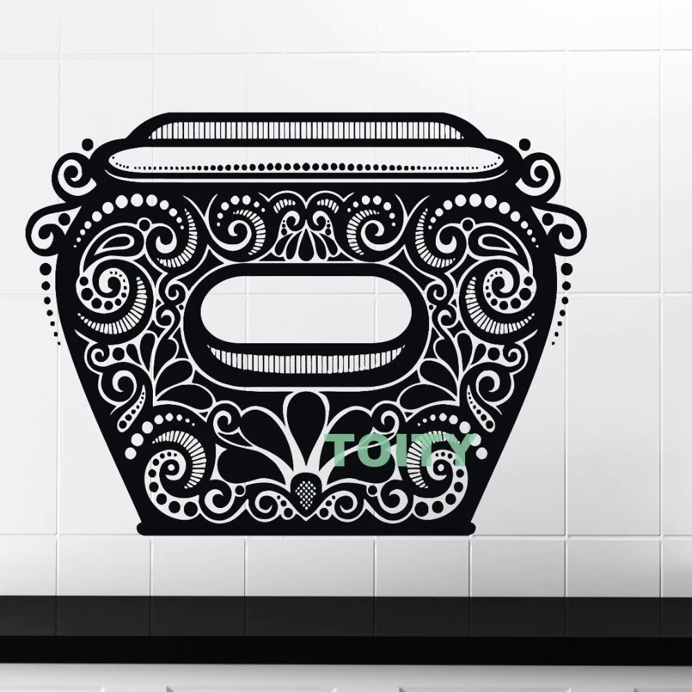 Wall Sticker Vinyl Decal amphora antique ceramic vessel with pattern