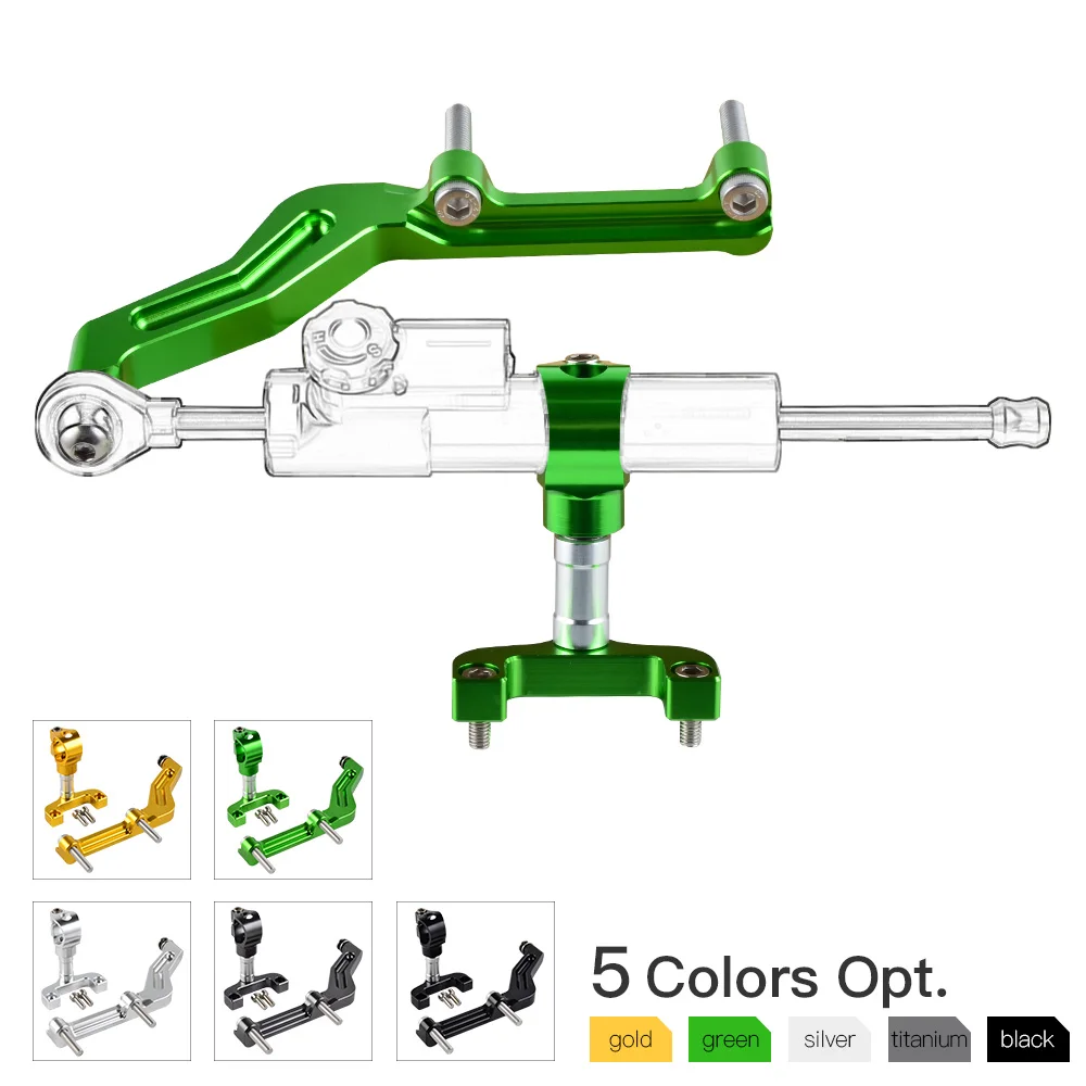 Стабилизатор рулевого демпфера CNC для мотоцикла Kawasaki Z650 2017 2018|Накладки и