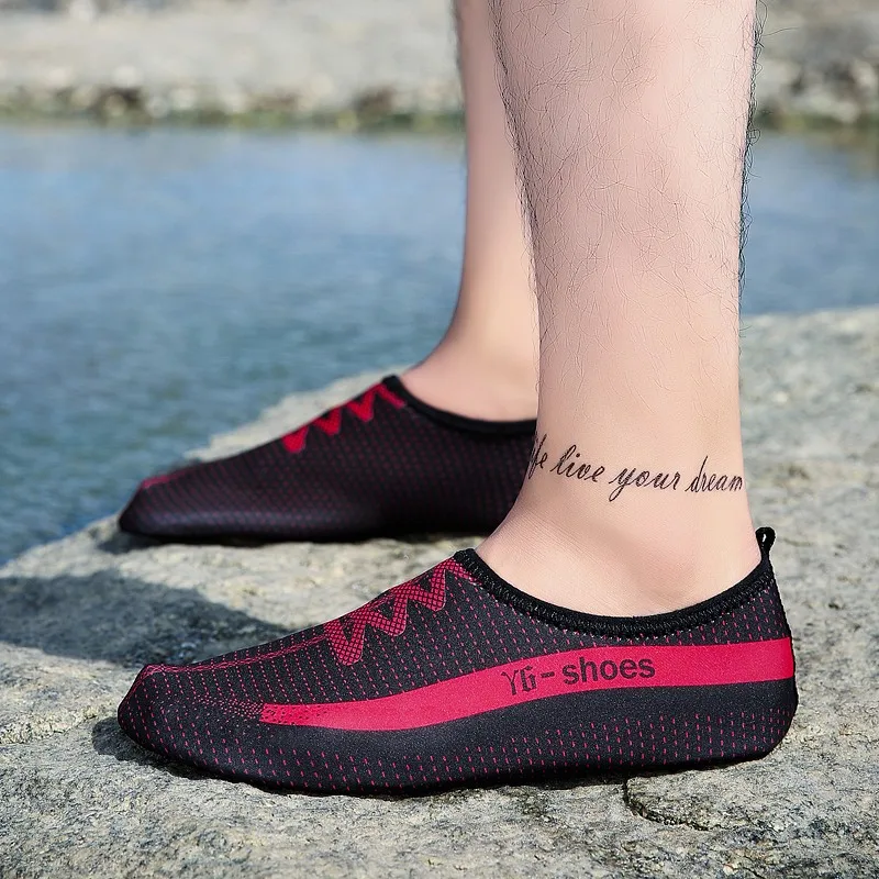Пляжная обувь для мужчин и женщин; водонепроницаемая обувь; обувь для плавания; обувь унисекс на плоской подошве; Размеры 35-44