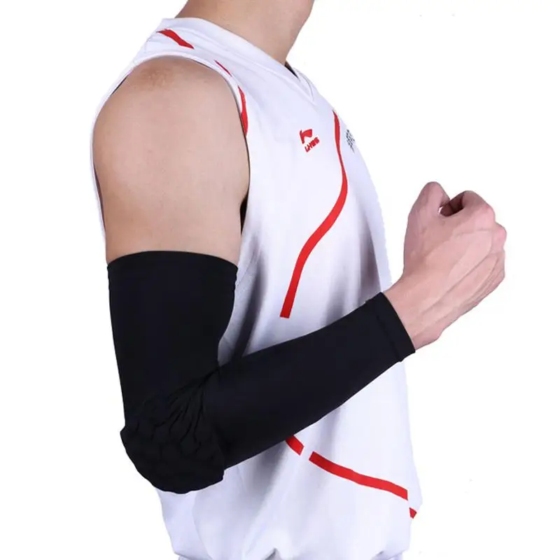 

Breathable Sports Elbow Basketball Protection Crashproof Elbow Pads Brace Support Guards Pads Arm Sleeve Warmers